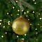 Northlight 3" Gold Sequin Shatterproof Ball Christmas Ornament